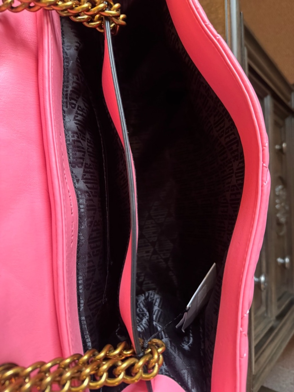 Kurt Geiger Kensington X-large hot pink bag - Picture 5 of 12